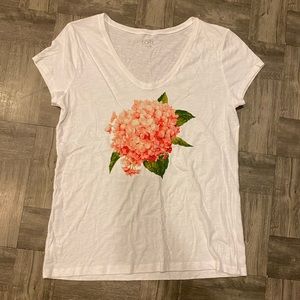 LOFT flower t-shirt